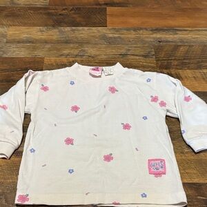 Vintage Little Levi's Kids Floral Long Sleeve Tee - Pink‎ and Purple